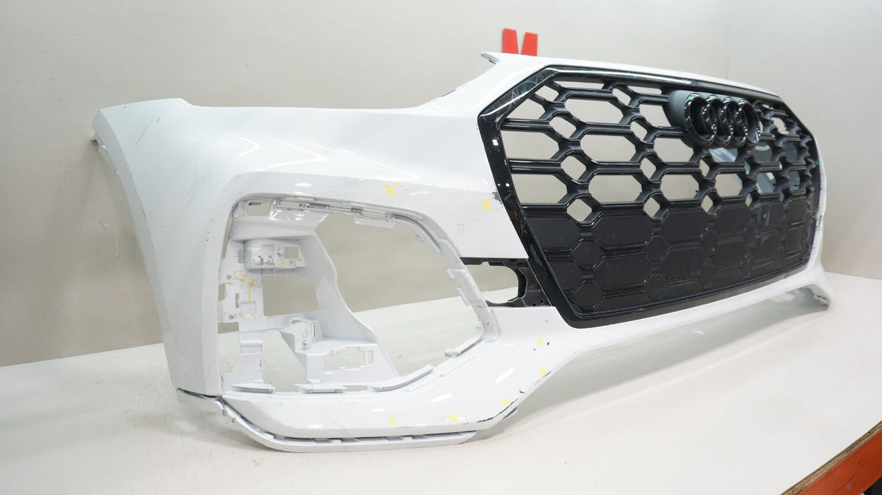 2021-2025 AUDI Q5 FRONT BUMPER COVER PANEL WITH GRILLE OEM