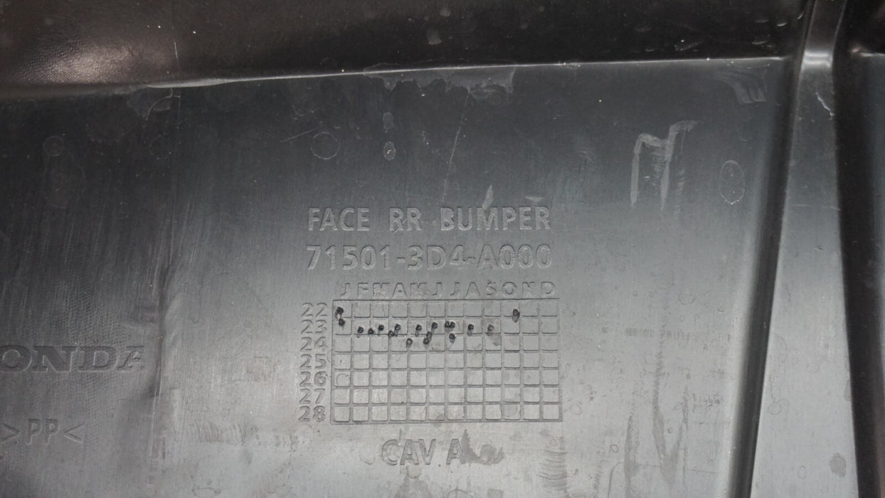 2023-2024 HONDA CRV CR-V REAR BUMPER COVER OEM 71501-3D4-A000