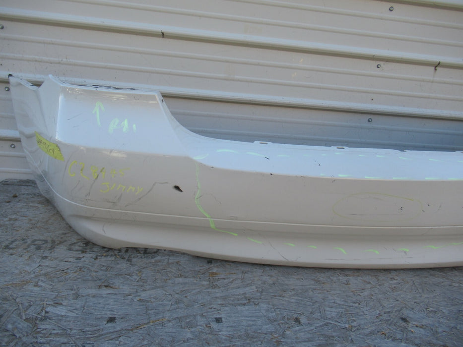 2006 - 2008 BMW 328I 335I E90 REAR BUMPER COVER PANEL WHITE PLASTIC FACTORY OEM