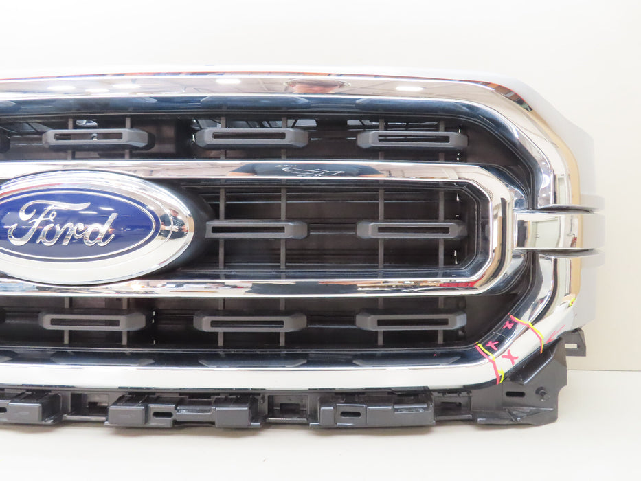 2021-2023 FORD F150 F-150 XLT FRONT RADIATOR GRILLE W/SHUTTER OEM