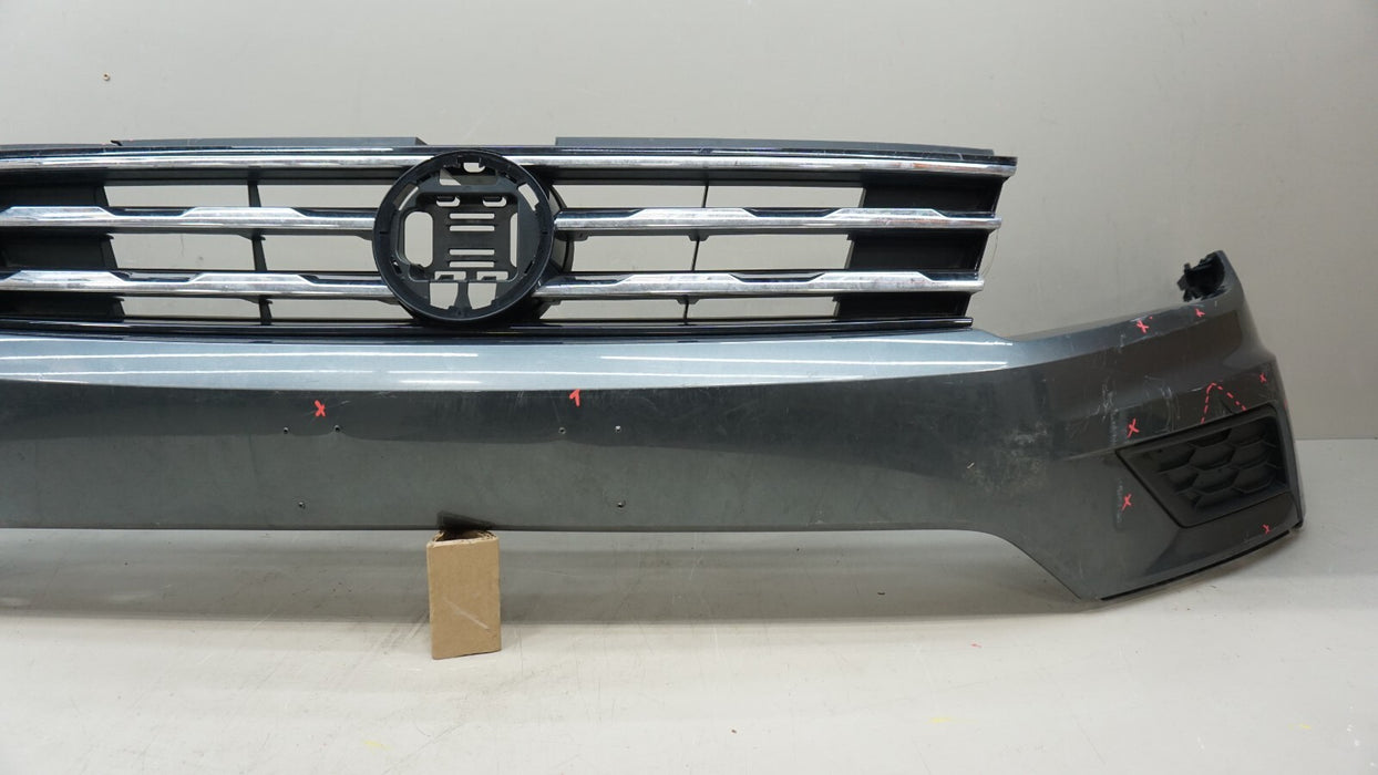 2018-2019 VOLKSWAGEN TIGUAN FRONT BUMPER COVER W/ GRILLE GRILL OEM 5NN807221