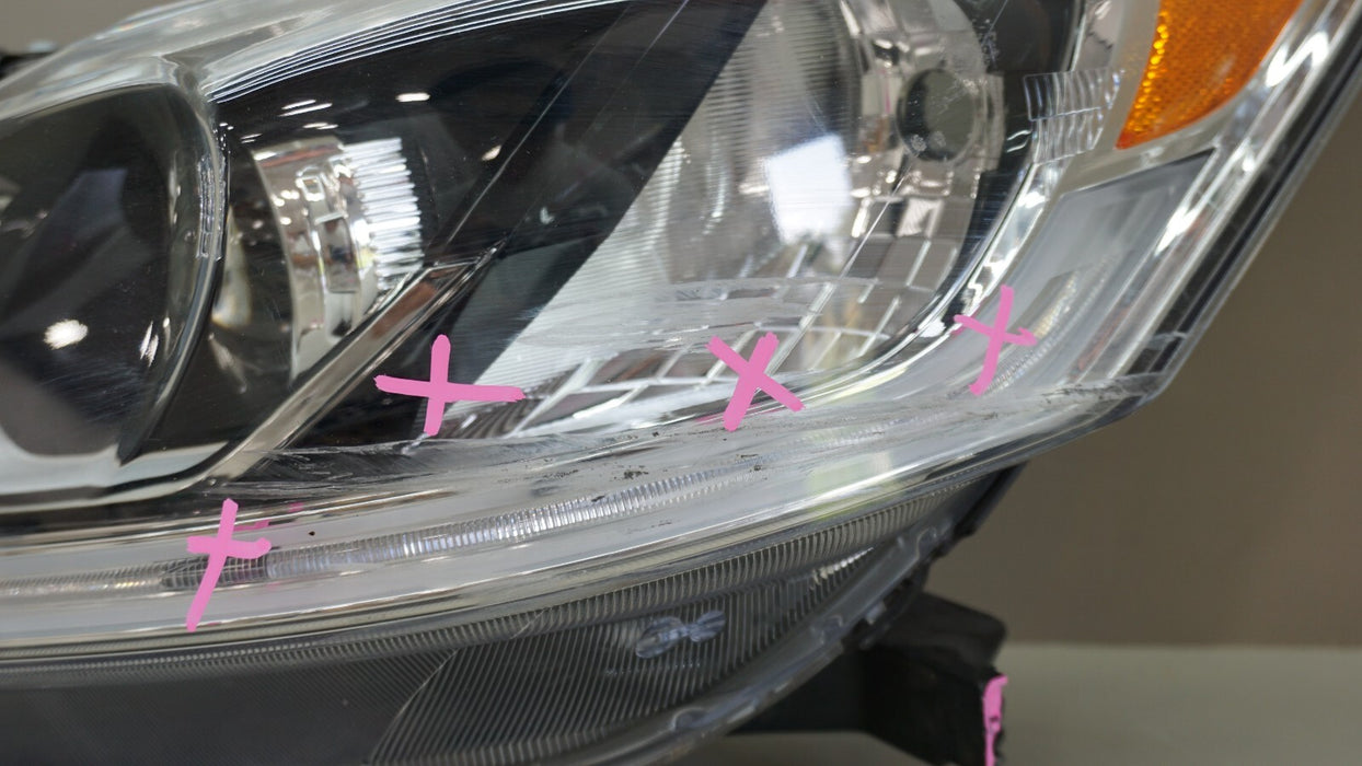 2016-2017 HONDA ACCORD SEDAN FRONT LEFT DRIVER SIDE HEADLIGHT LAMP HALOGEN OEM