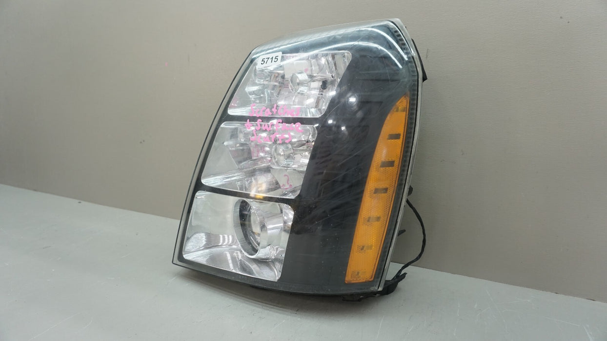 2007-2014 CADILLAC ESCALADE FRONT LEFT DRIVERS HEADLIGHT XENON HID OEM