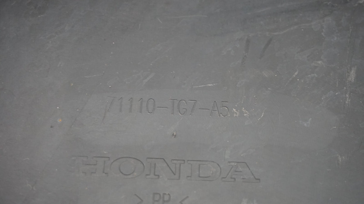 2019-2022 HONDA PILOT FRONT LOWER BUMPER COVER VALANCE PANEL OEM 71110TG7A5