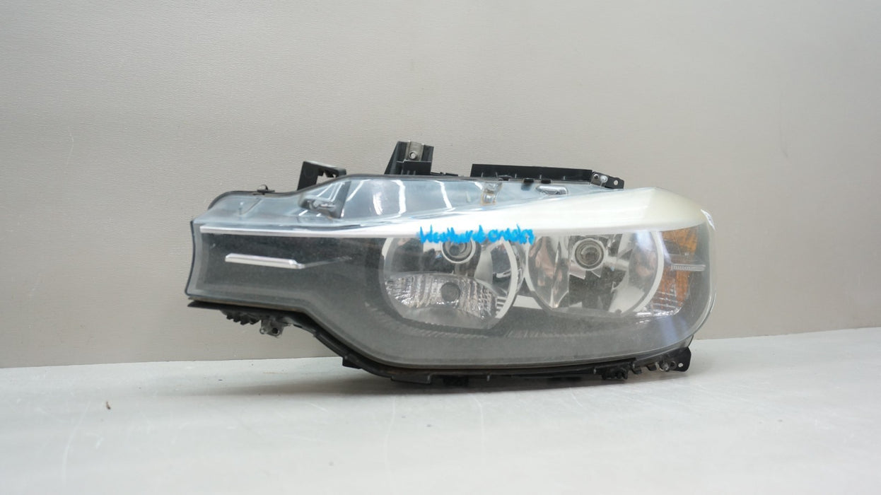 2012-2015 BMW 3 SERIES F30 FRONT LEFT DRIVER SIDE HALOGEN HEADLIGHT OEM