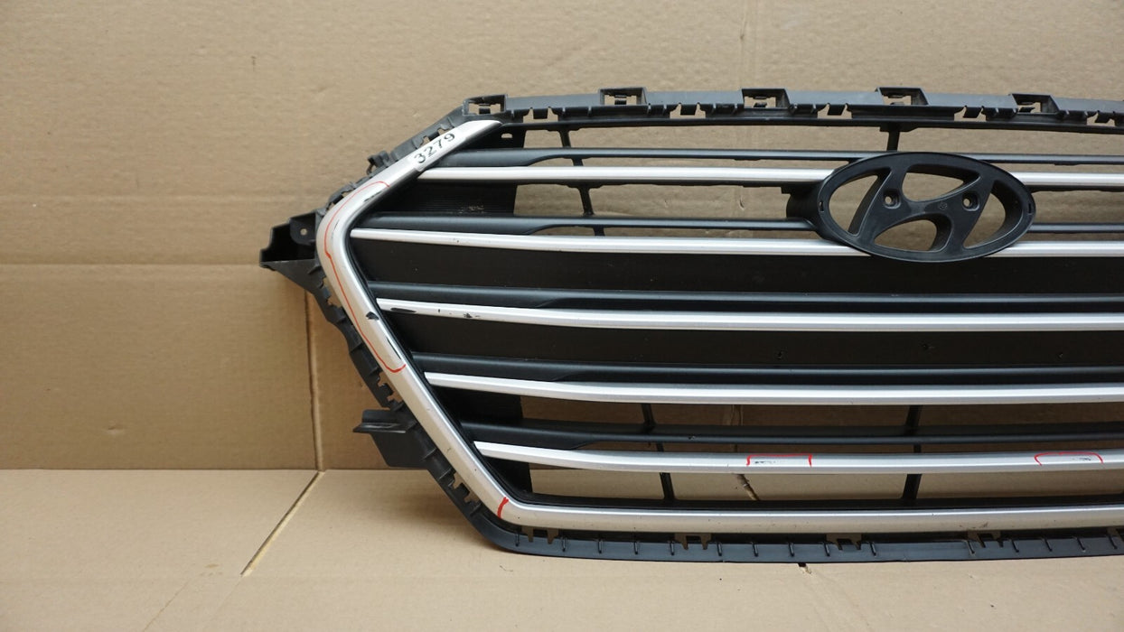 2017-2018 HYUNDAI ELANTRA FRONT UPPER RADIATOR GRILL GRILLE 86350-F3000 OEM