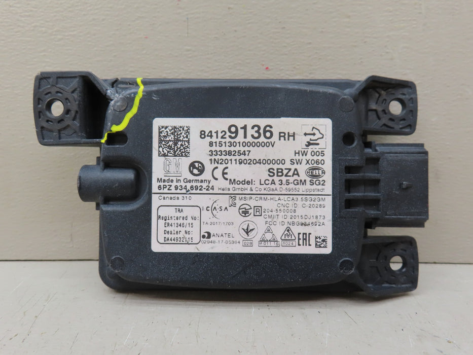 2018-2023 GM BLIND SPOT DETECTION WARNING SENSOR REAR RIGHT SIDE OEM