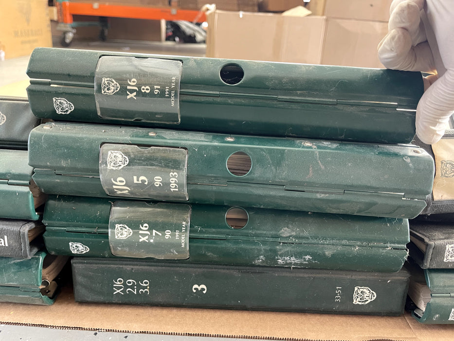 RARE* 48 TOTAL SERVICE BOOK MANUAL LOT ENGINE TRANSMISSION JAGUAR XJ6-XJ12 AJ1