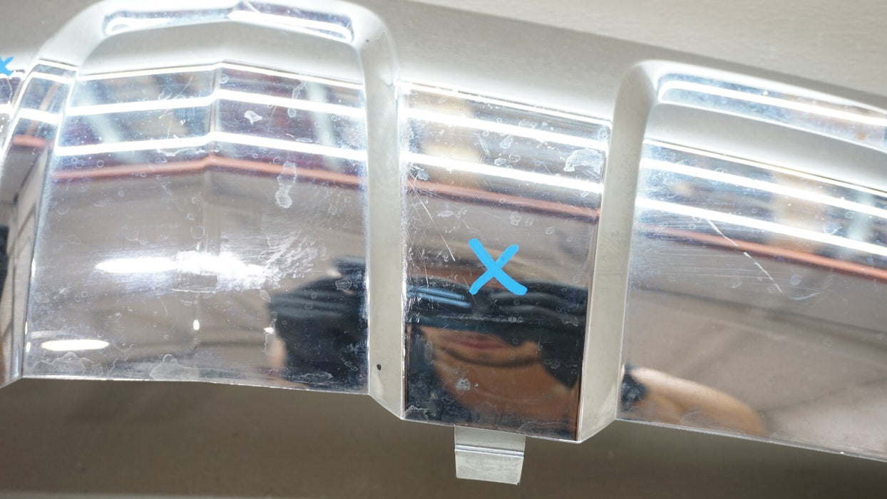 2010-2015 CHEVROLET EQUINOX FRONT BUMPER LOWER CHROME TRIM 25798760 OEM