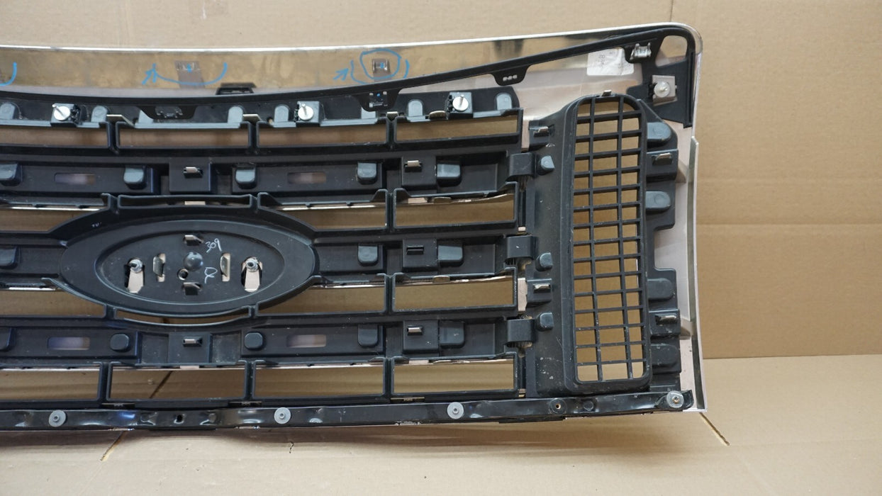 2010-2012 FORD F-150 F150 FRONT BUMPER UPPER RADIATOR GRILLE GRILL CHROME OEM