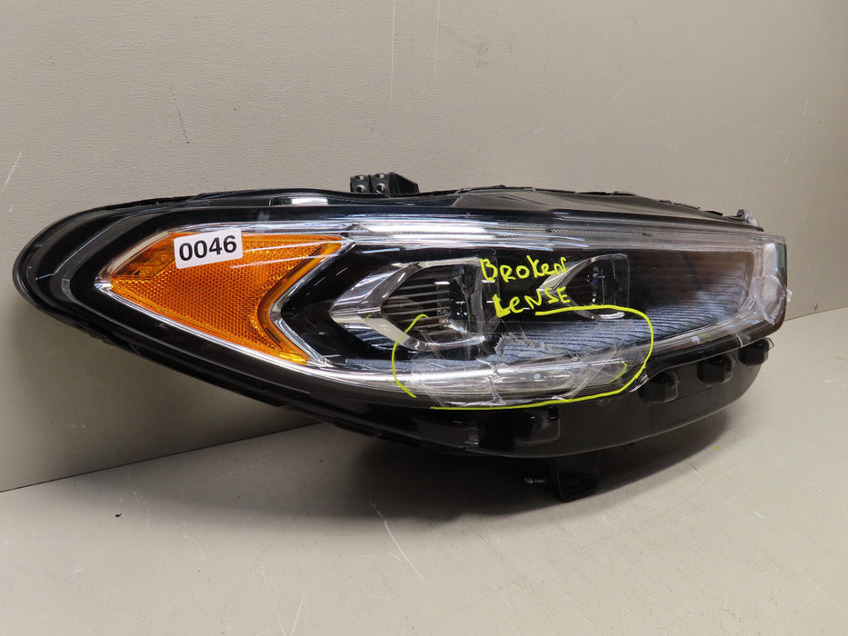 2017-2020 FORD FUSION FRONT RIGHT PASSENGER HEADLIGHT FULL LED OEM