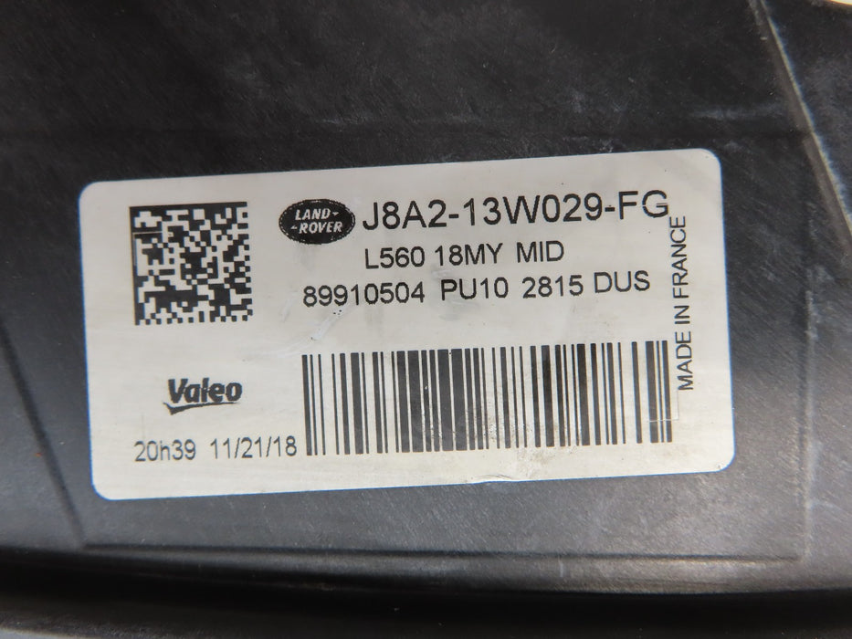 2018-2021 LAND ROVER RANGE ROVER VELAR L560 RIGHT PASSENGER LED HEADLIGHT OEM
