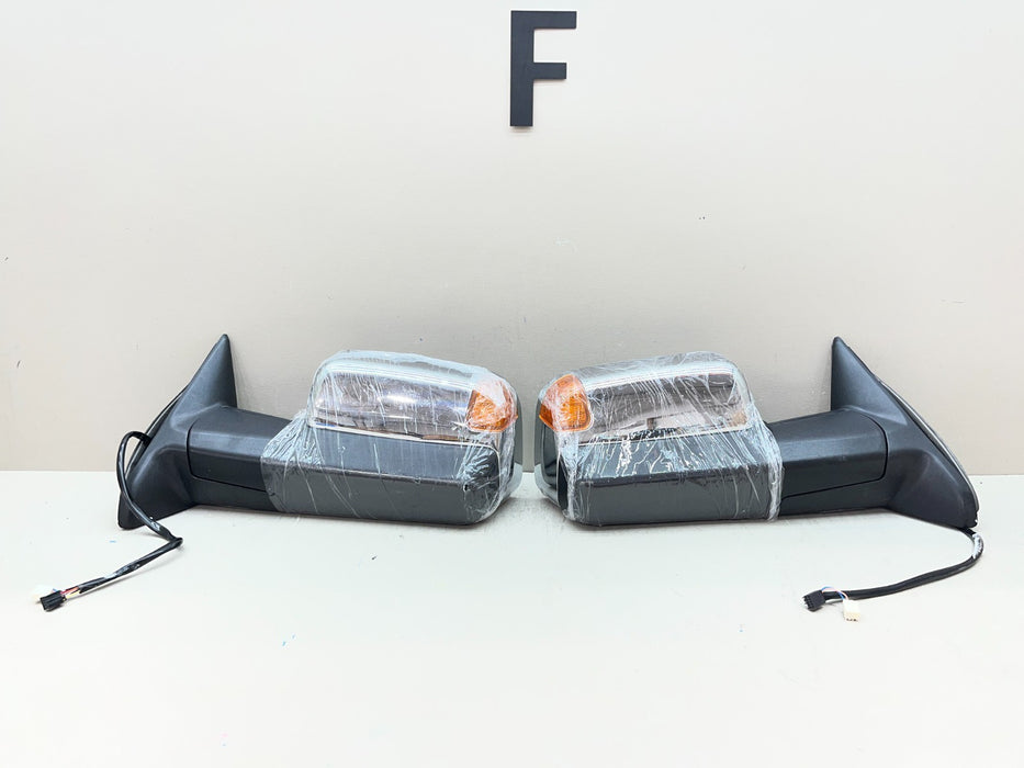 2013-2018 DODGE RAM 1500 POWER HEATED MEMORY FOLDING TOWING MIRRORS AFTERMARKET
