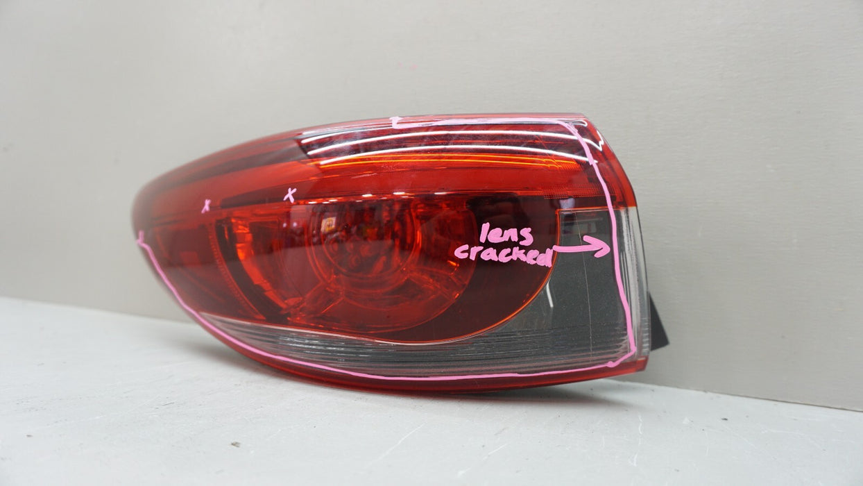 2014-2017 MAZDA 6 REAR LEFT DRIVERS SIDE TAIL LIGHT CAPA AFTERMARKET 14 15 16 17