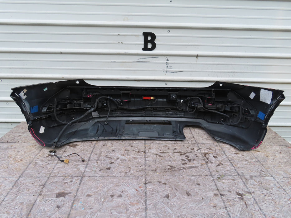 2016-2018 AUDI Q3 S-LINE REAR BUMPER COVER W/ PDC SENSOR HARNESS OEM 8U0807385C