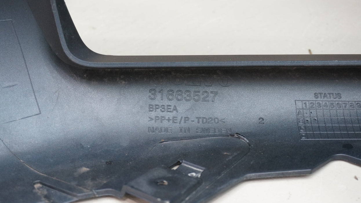 2020-2023 VOLVO XC90 FRONT BUMPER COVER PANEL 31663527 OEM
