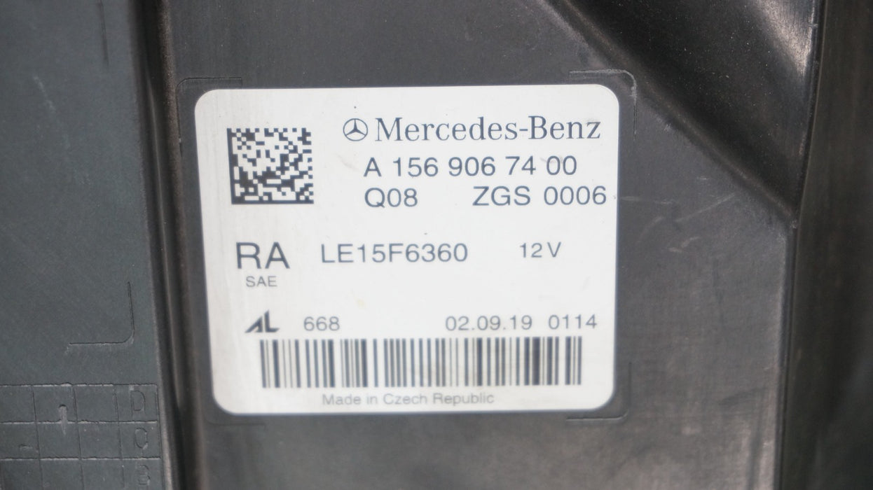 2018-2020 MERCEDES-BENZ GLA200 GLA250 GLA45 RIGHT HEADLIGHT OEM A1569067400