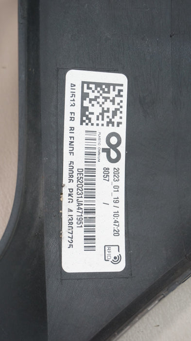 2022-2024 AUDI E-TRON GT FRONT BUMPER COVER SPACER PANEL OEM 4J3807725