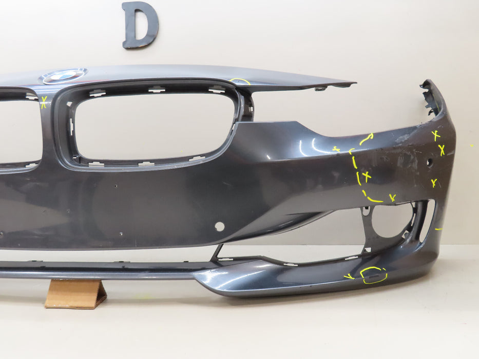2012-2015 BMW 3 SERIES FRONT BUMPER COVER OEM