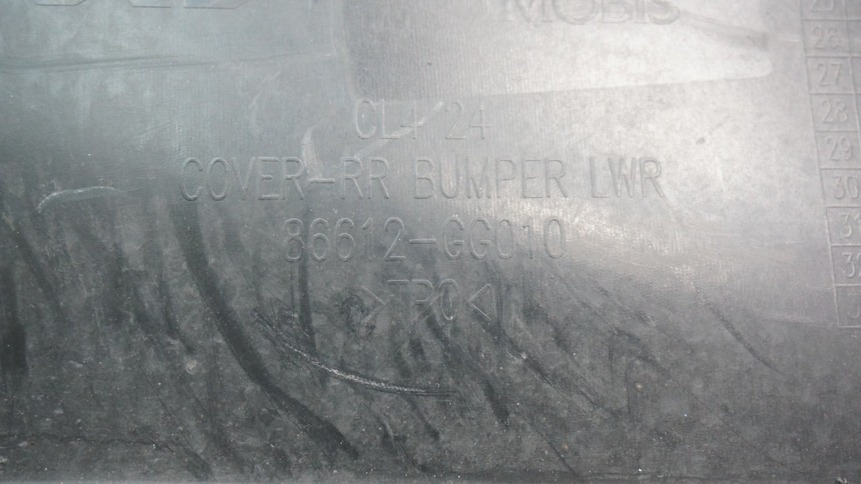 2025-2026 KIA K4 REAR LOWER BUMPER VALANCE COVER 86612-GG010 OEM