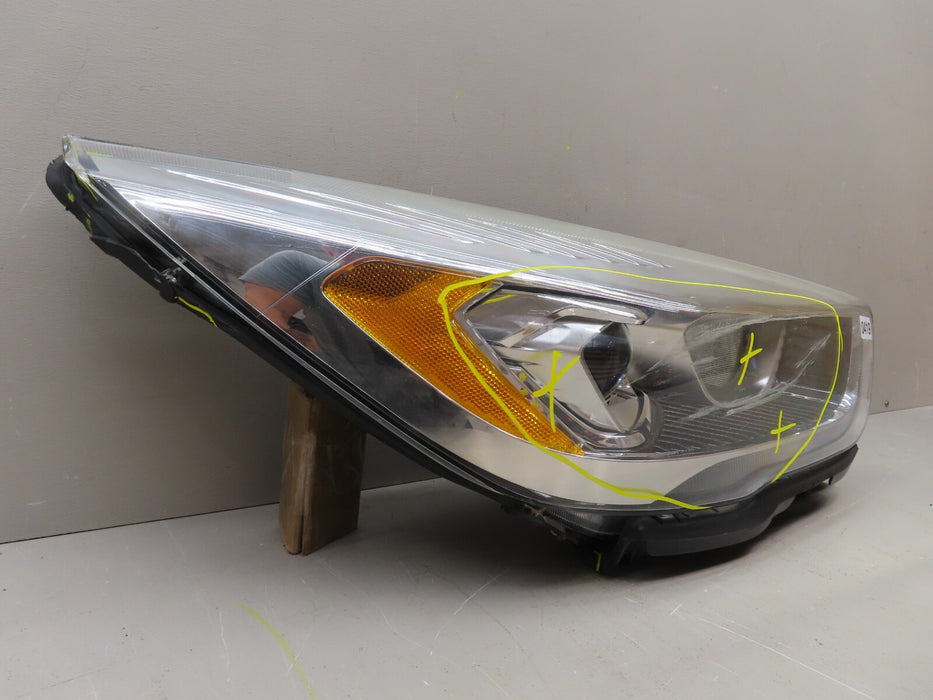 2017-2019 FORD ESCAPE RIGHT PASSENGER HEADLIGHT LAMP HALOGEN OEM GJ54-13W029-BF