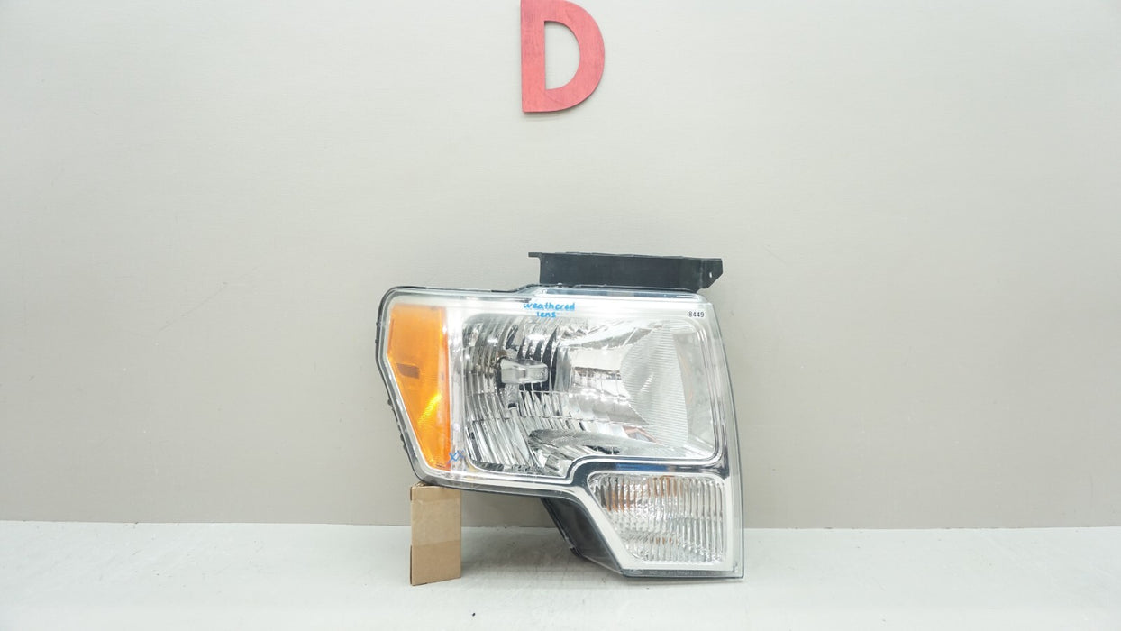 2009-2014 FORD F-150 FRONT RH RIGHT PASSENGER SIDE HALOGEN HEADLIGHT OEM
