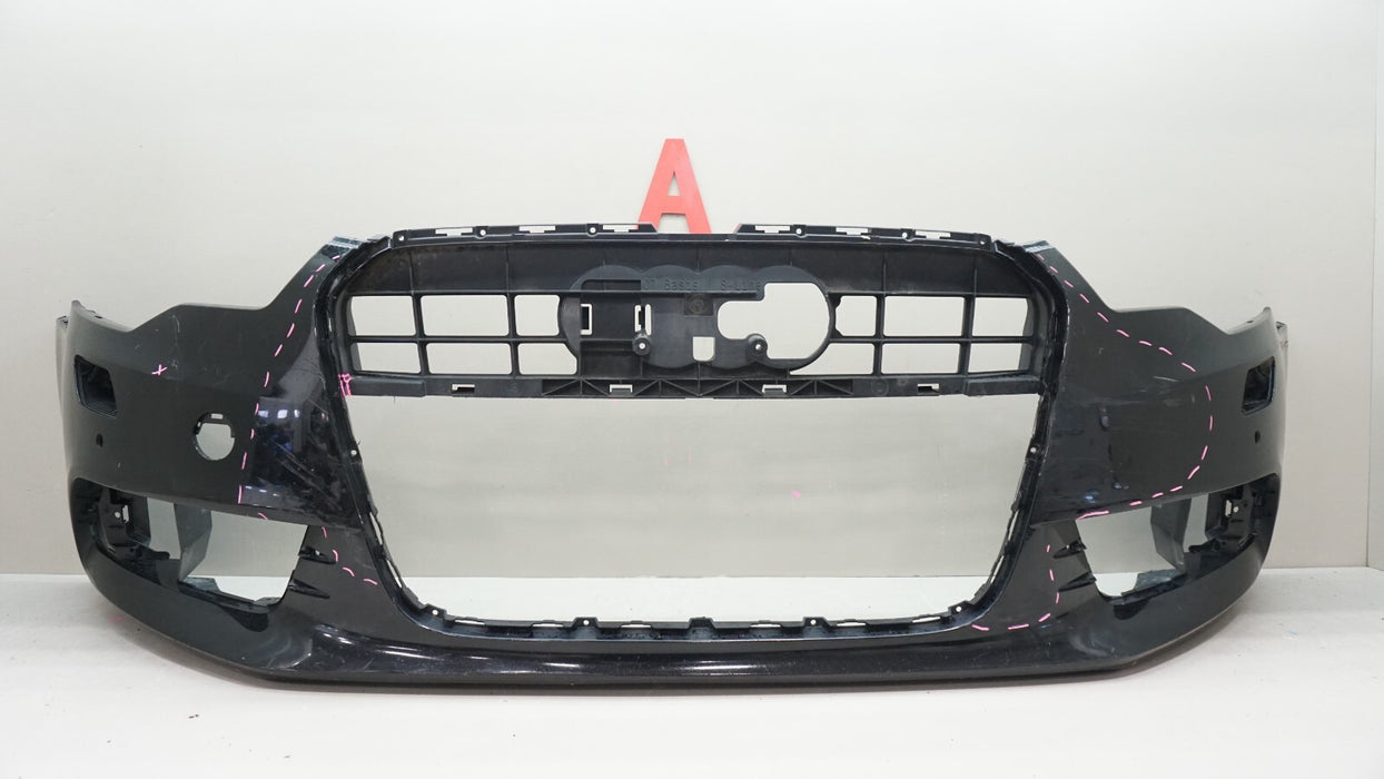2017-2018 AUDI A6 FRONT BUMPER COVER PANEL OEM 4G0807437