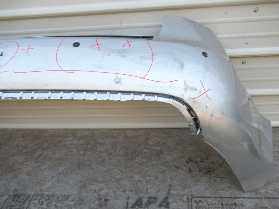 2005 - 2008 AUDI A4 REAR BUMPER COVER PANEL W/ PARKING SENSOR HOLES OEM