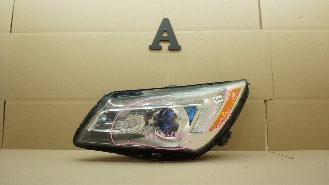 2014-2016 BUICK LACROSSE FRONT LEFT DRIVER SIDE HEADLIGHT HALOGEN OEM 14 15 16