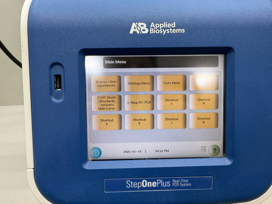Applied Biosystems StepOne Plus 96-Well Real time PCR 4376592R. Door Jammed