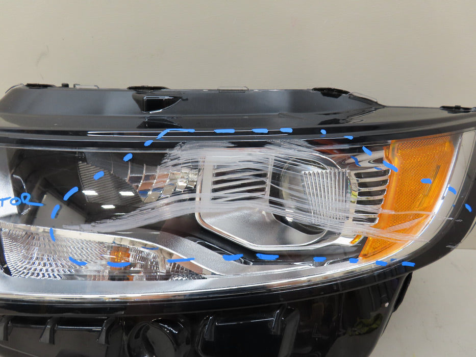 2015-2018 FORD EDGE FRONT LEFT DRIVER SIDE HEADLIGHT HALOGEN OEM