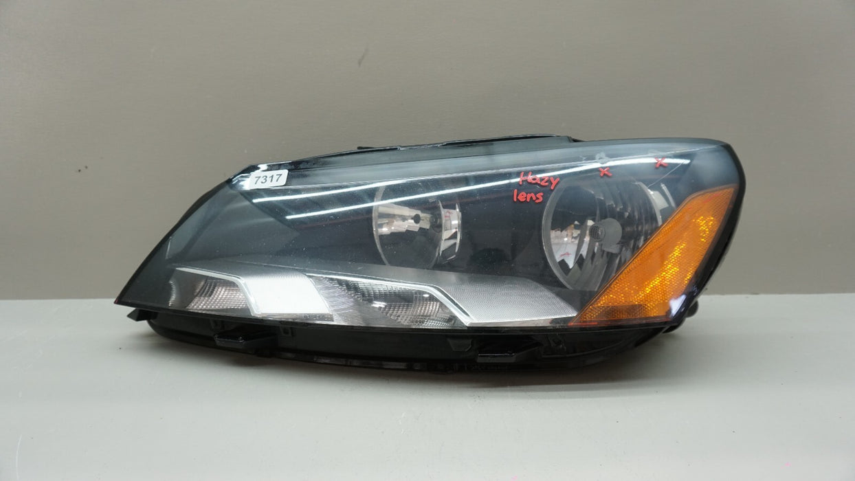 2012-2015 VOLKSWAGEN PASSAT FRONT LEFT DRIVERS SIDE HEADLIGHT OEM HALOGEN