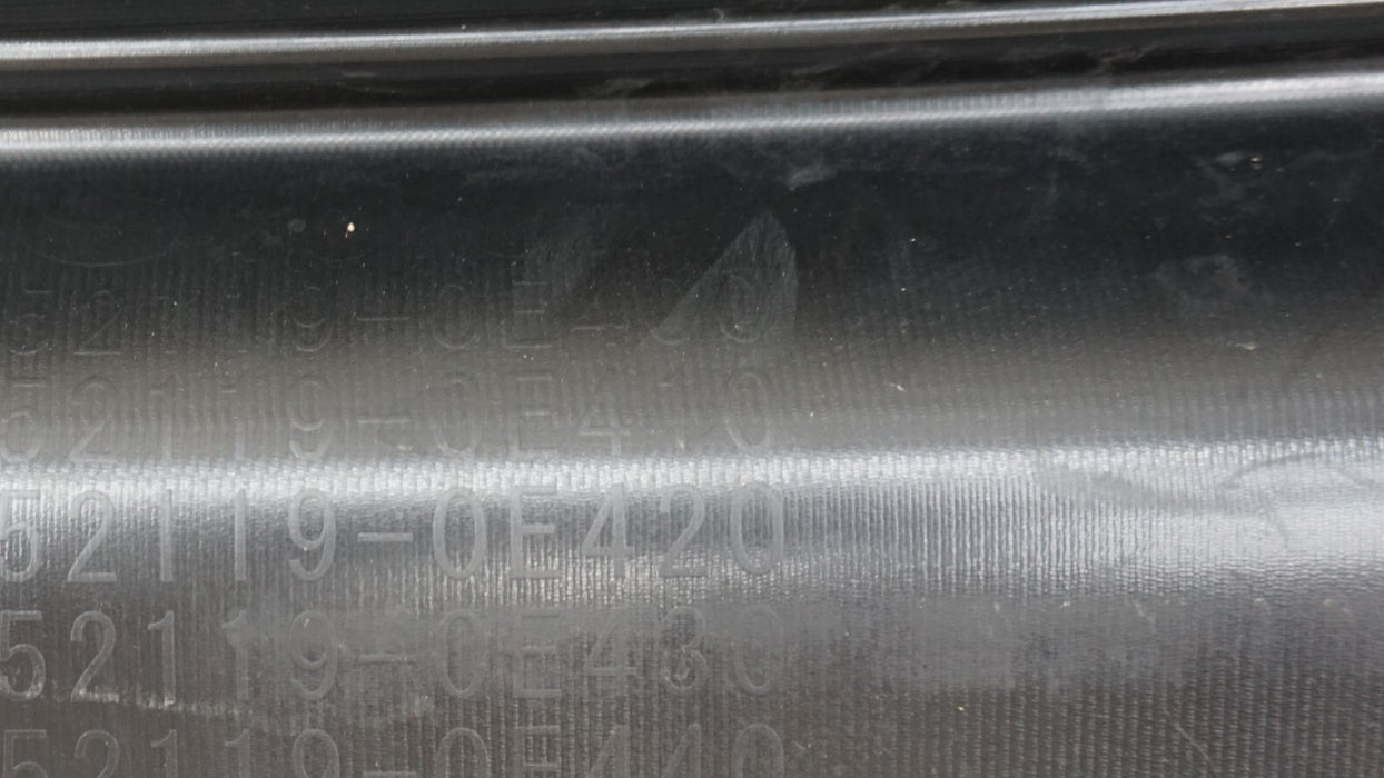 2020-2021 TOYOTA HIGHLANDER FRONT BUMPER COVER PANEL BLACK 52119-0E400 OEM