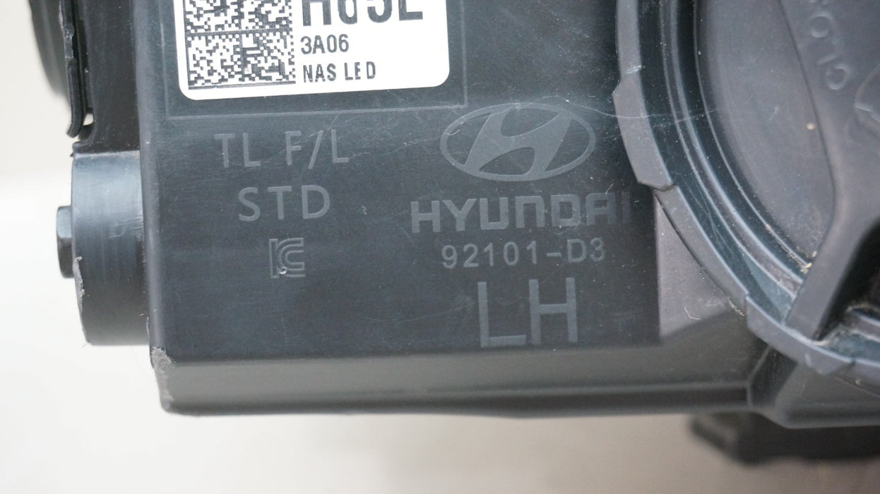 2019-2021 HYUNDAI TUCSON FRONT LEFT DRIVER SIDE HALOGEN HEADLIGHT OEM 92101-D3