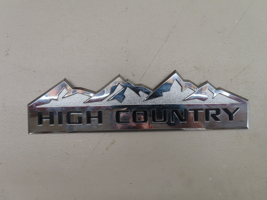 2014-2019 CHEVROLET SILVERADO HIGH COUNTRY COVER EMBLEM LOGO SYMBOL OEM