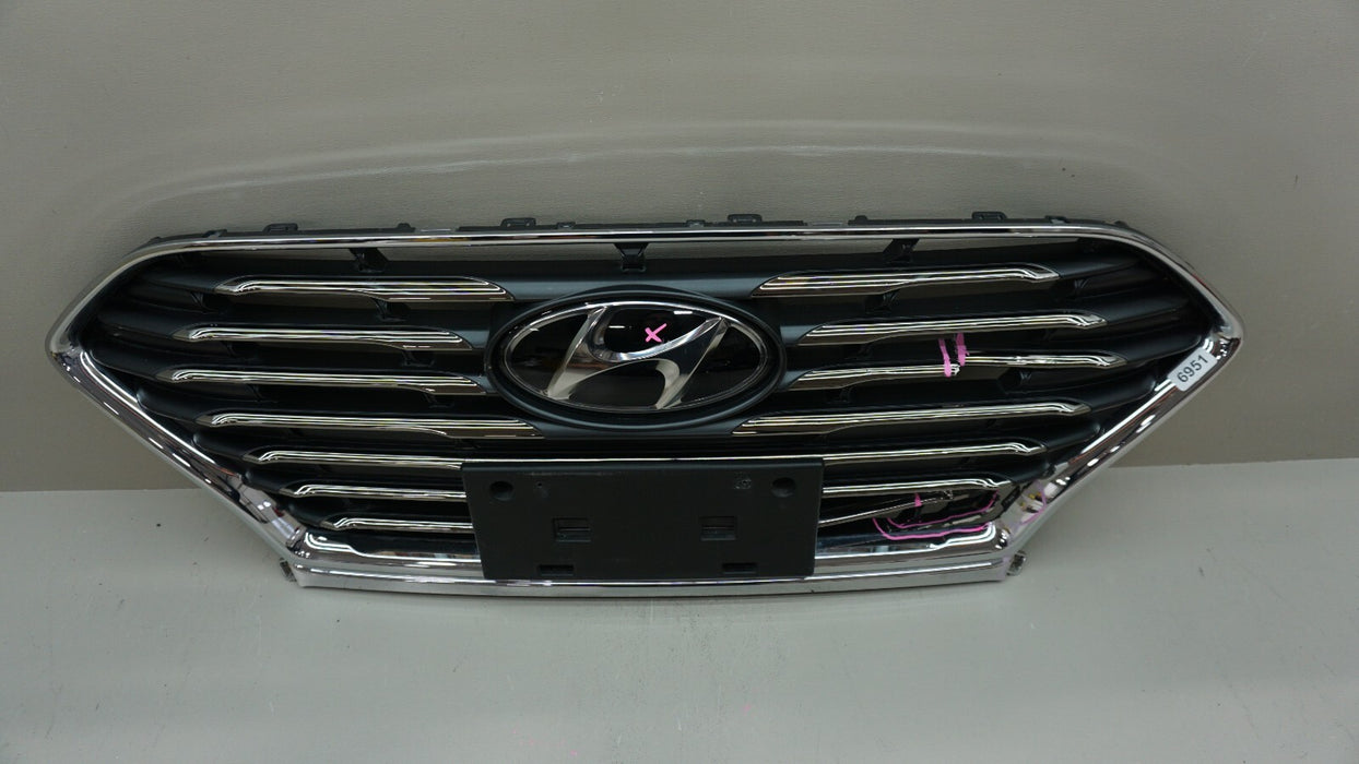 2018-2019 HYUNDAI SONATA FRONT UPPER MAIN GRILLE 86351-C2AA0 OEM