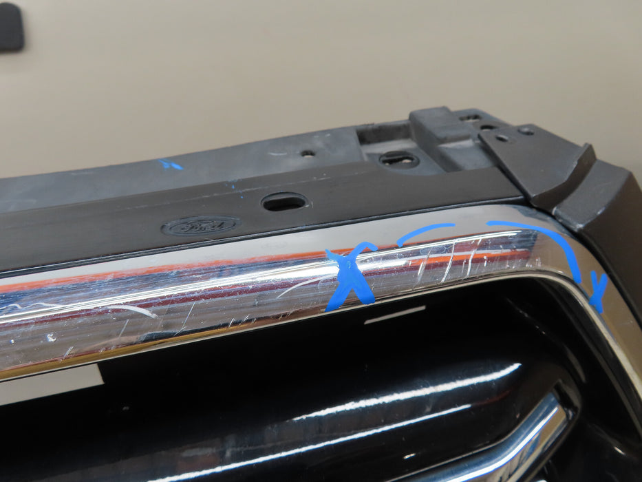 2017-2019 FORD ESCAPE FRONT BUMPER COVER W/ GRILLES OEM GJ54-17757-AEW