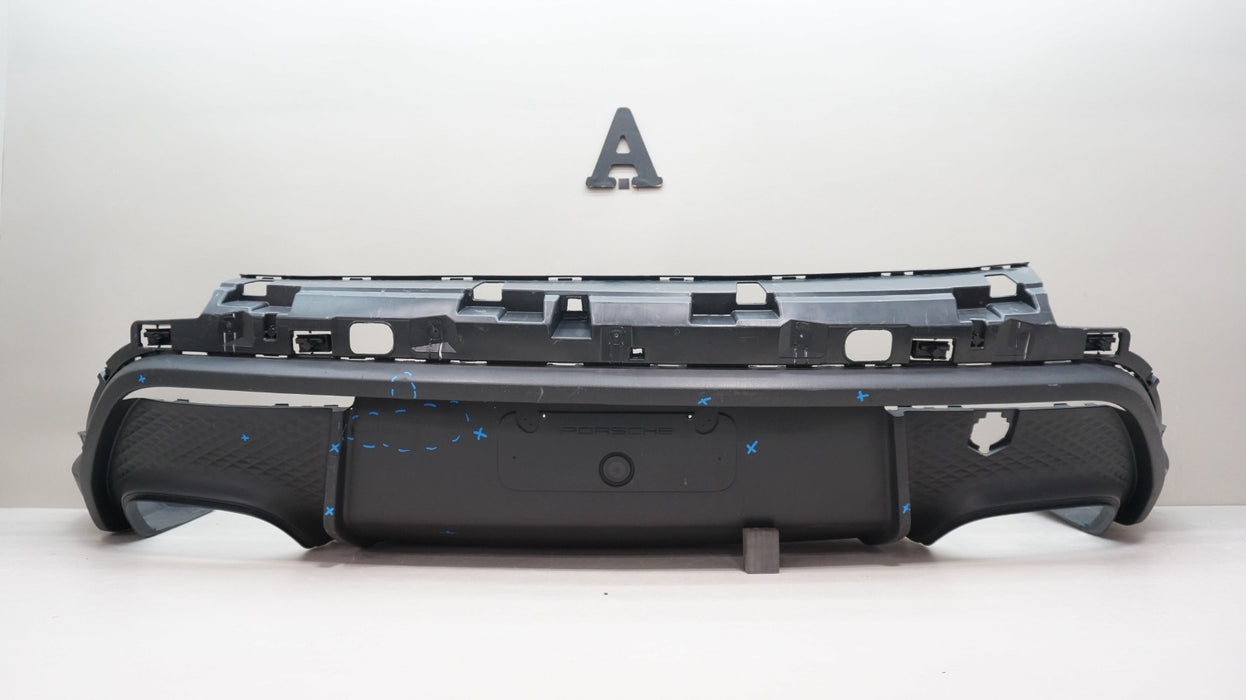 2022-2024 PORSCHE MACAN REAR LOWER BUMPER VALANCE PANEL OEM 95B807521A