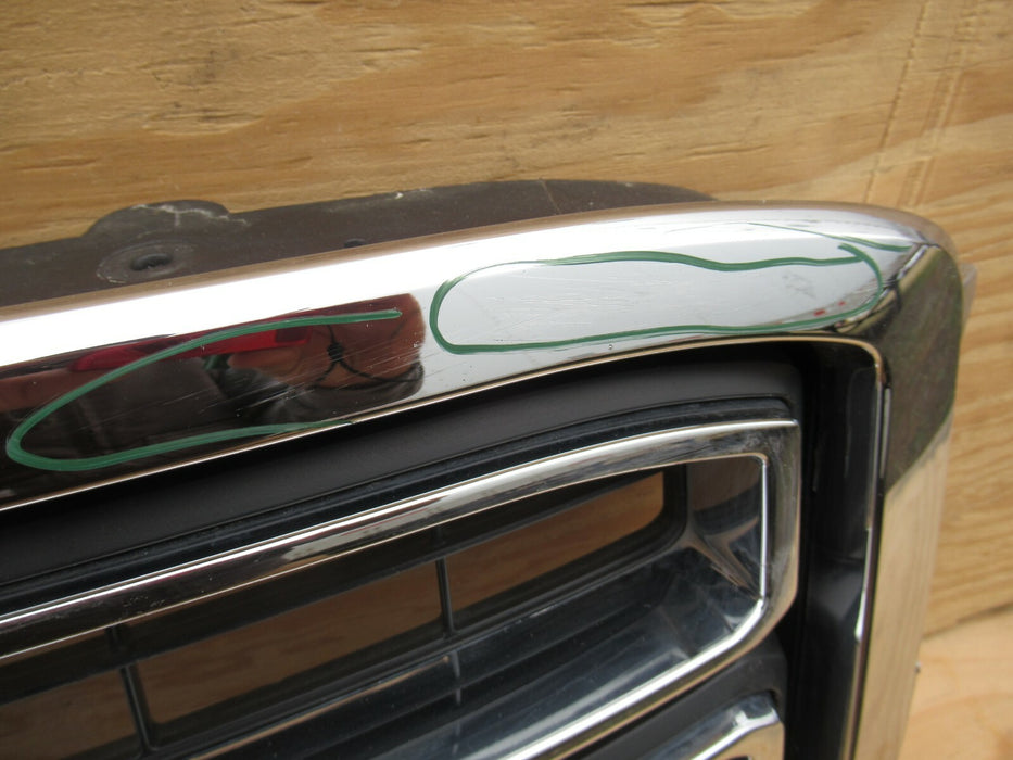 2015 - 2018 GMC YUKON FRONT RADIATOR COVER GRILL GRILLE PANEL CHROME PLASTIC OEM