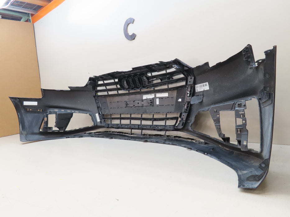 2017 2018 2019 AUDI S4 S-LINE B9 FRONT BUMPER COVER OEM 8W0807437AB