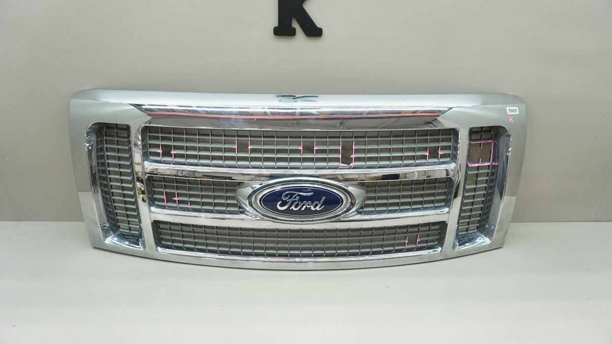 2009-2014 FORD F-150 FORD F150 FRONT RADIATOR CHROME GRILLE OEM