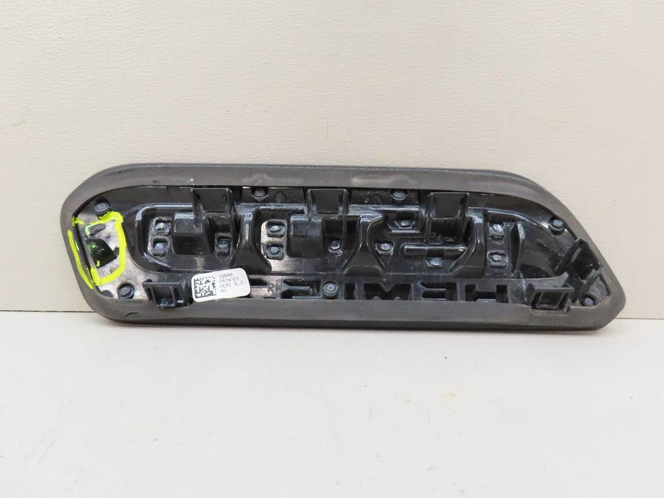 2019-20 RAM 1500 DT RIGHT HOOD BEZEL BLACK HEMI 5.7 OEM 61698 877AA