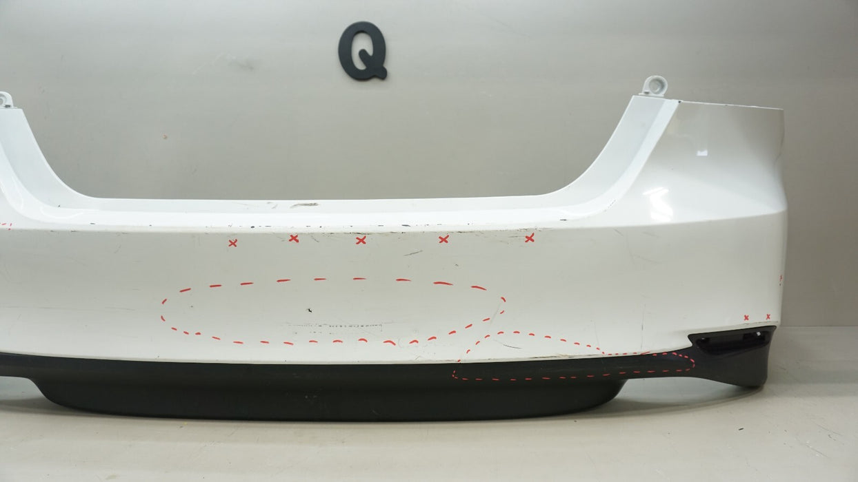 2018-2019 TOYOTA CAMRY REAR BUMPER COVER W/O SENSOR HOLES OEM 52169-06150
