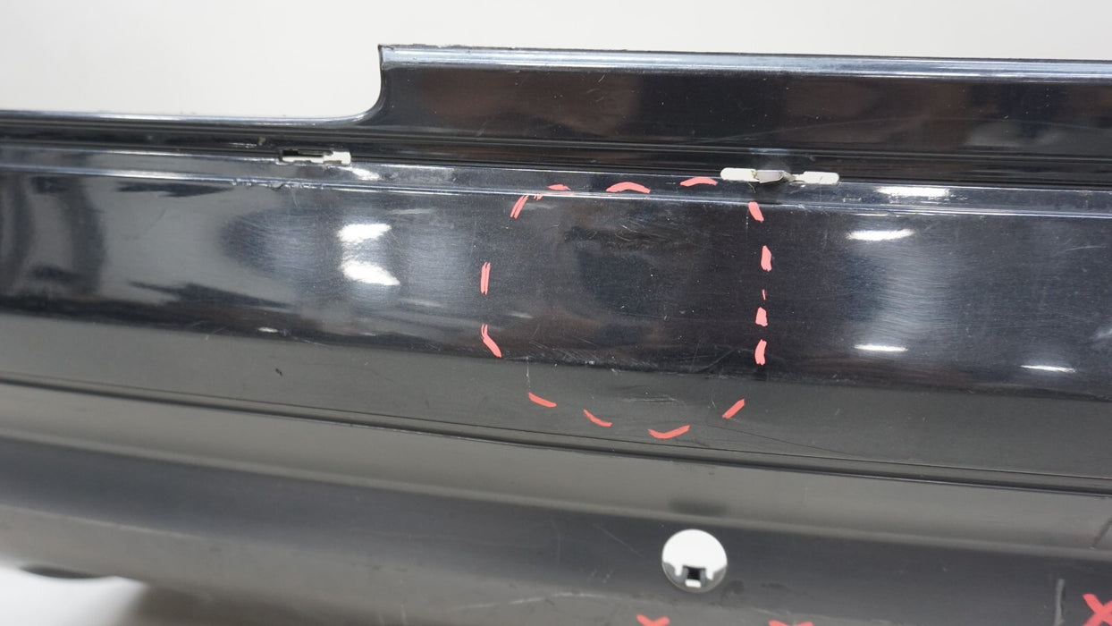 2010-2015 AUDI Q7 REAR LOWER BUMPER COVER PANEL W/ SENSOR HOLE OEM 4L0807521AH