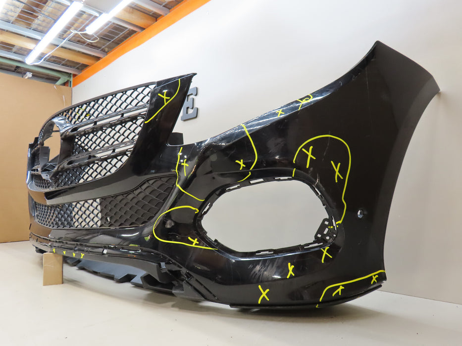 2016-2018 MERCEDES-BENZ GLE350 FRONT BUMPER COVER W/GRILLE OEM