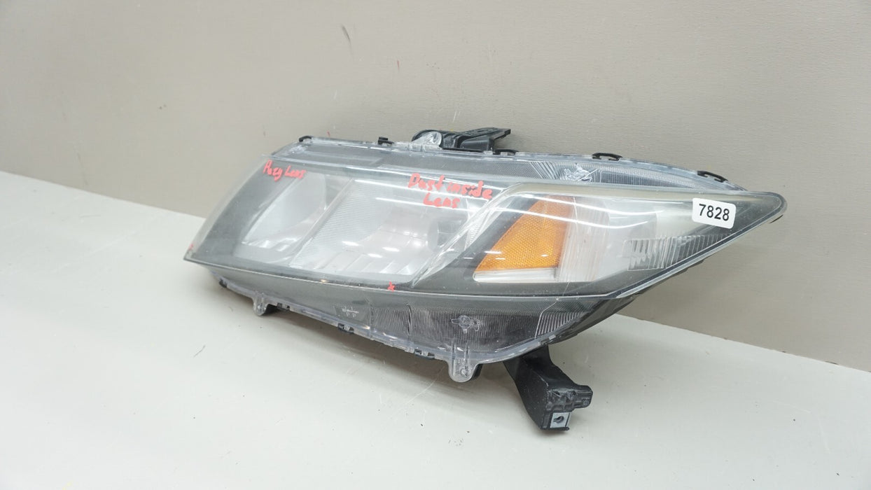 2013-2015 HONDA CIVIC FRONT LEFT DRIVERS SIDE HEADLIGHT HALOGEN OEM 13 14 15