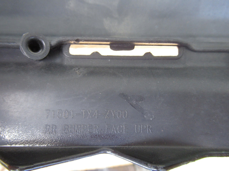 2016-2018 ACURA RDX REAR BUMPER COVER PANEL PLASTIC 71501-TX4-ZY00 16 17 18 OEM