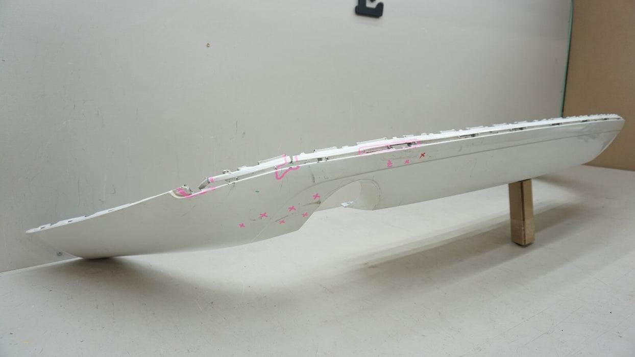 2011-2014 AUDI A8 REAR LOWER BUMPER COVER SPOILER VALANCE PANEL OEM 4H0807521