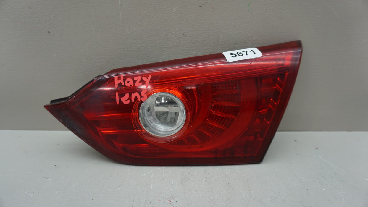 2014-2017 INFINITI Q50 REAR RIGHT PASSENGER SIDE INNER TAIL LIGHT LED OEM