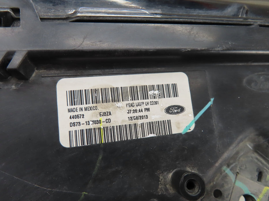 2014 - 2016 FORD FUSION FRONT LEFT DRIVER SIDE HEADLIGHT LAMP HALOGEN OEM